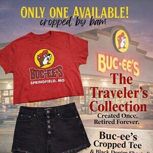 Custom Buc-ee’s Cropped Tee | Springfield Missouri |One-of-One Road Trip Graphic
